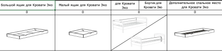 Детская Кровать Массив-Эко Школьник Двухъярусная/Разные Цвета Ш-860 х Г-2060 х В-1640 мм