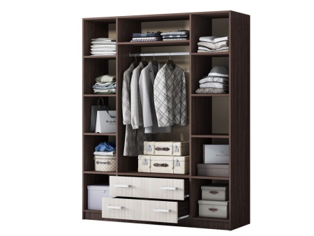 Шкаф 4-х Створчатый Марокко ЛДСП (Ш-1600 х В-2020 х Г-520 мм)/Разные Цвета