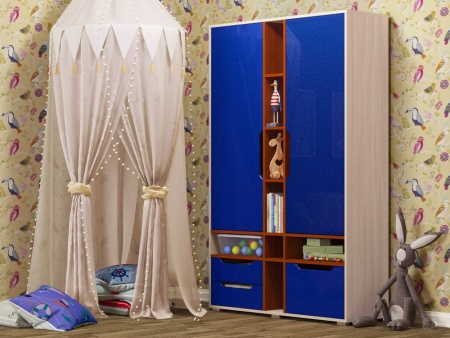 Шкаф Роберт МДФ (Ш-1250 х В-1970 х Г-450 мм/Разные Цвета